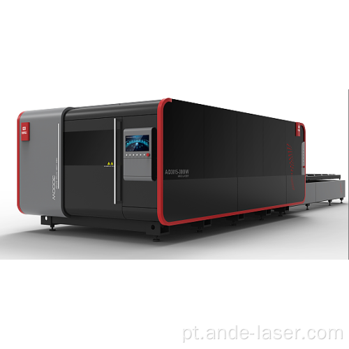Máquina de corte a laser de fibra de capa completa 8000W
